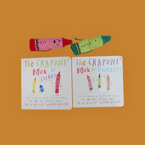 The Crayons: A Set of Books and Finger Puppets   Board book + Finger Puppets